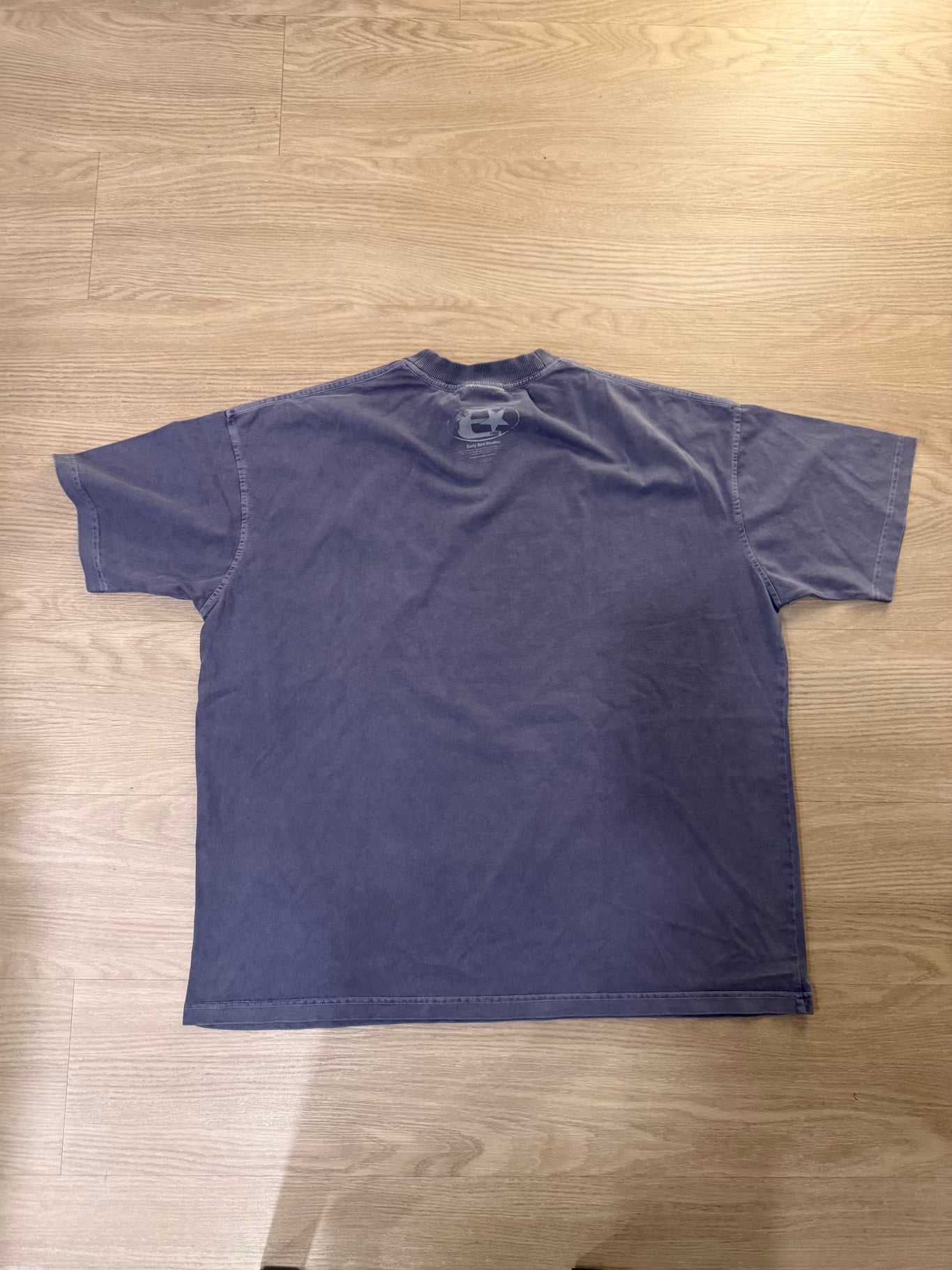 Sun Fade Box Tee- Navy Blue EarlyBird "Signature" Tee